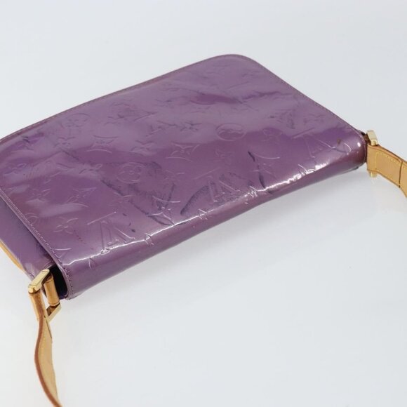 Authentic LOUIS VUITTON Monogram Vernis Thompson Street Bag Viole M91095 LV - Picture 13 of 16